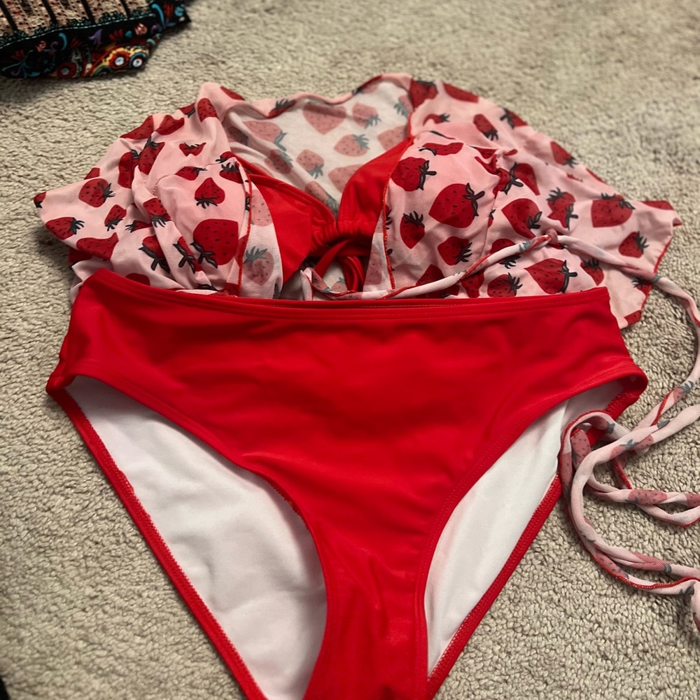 strawberry bikini